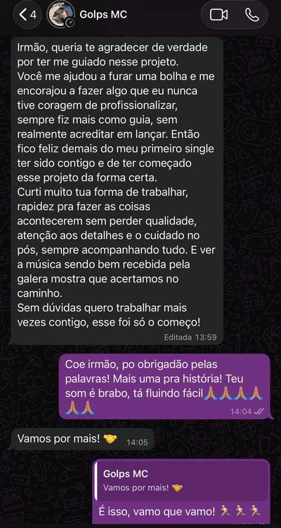 Depoimento cliente 2